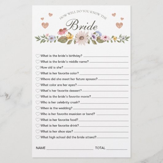 新婦のブライダルシャワー (正面)