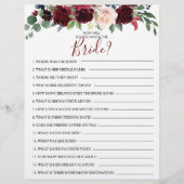 新婦のブライダルシャワー (正面)