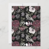 新婦のブライダルシャワー 招待状 (裏面)