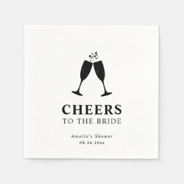 新婦のブランチ＆バブル ブライズシャワー スタンダードカクテルナプキン