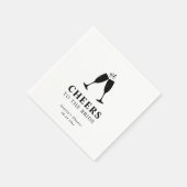 新婦のブランチ＆バブル ブライズシャワー スタンダードカクテルナプキン (角)