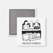 新婦のベストマンへの贈り物 - 新婦と新郎との結婚式の夜 マグネット (正面/裏面)