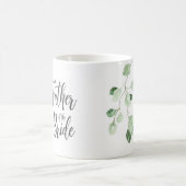 新婦のマグカップの結婚緑の父 コーヒーマグカップ (中央)