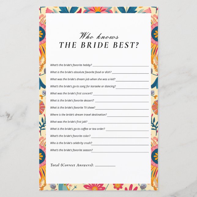 新婦のメキシコ最高のブライダルシャワーを知る人 (正面)