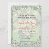 新婦の両親からの結婚式招待状 招待状 (正面)