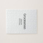 新婦の介添え人独身最後のパーティーの名前を追加 現代 簡略 ジグソーパズル (横)