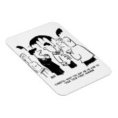 新婦の介添人から新郎への警告 マグネット (右側)