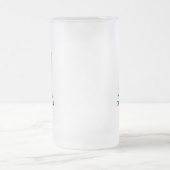 新婦の介添人 ブルー タイ フロストグラスビールジョッキ (中央)