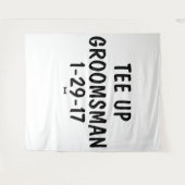 新婦の友人ゴルフ招待 タペストリー (正面(横))