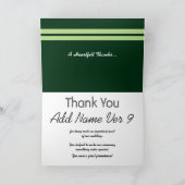 新婦の友人 太線 ウェディング サンクスギフト V09 サンキューカード (内部)