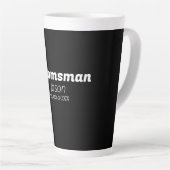 新婦の友人  結婚前のお別れパーティー  に  [名前]  を 追加する カフェラテマグ (右アングル)