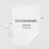 新婦の友人  結婚前のお別れパーティー  に  [名前]  を 追加する ゴルフタオル (インサイチュ)