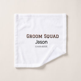 新婦の友達グループの名前を追加 ウォッシュタオル