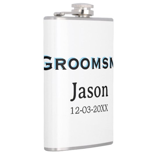 新婦の友達グループの名前を追加 フラスク (右)