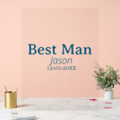 新婦の友達パーティー 名前を追加 現代 簡略 アクリルサイン (ウェディング)