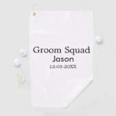 新婦の友達パーティー 名前を追加 現代 簡略 ゴルフタオル (インサイチュ)