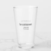 新婦の友達パーティー 名前を追加 現代 簡略 タンブラーグラス (裏面)