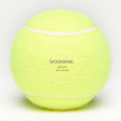 新婦の友達パーティー 名前を追加 現代 簡略 テニスボール (裏面)