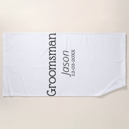 新婦の友達パーティー 名前を追加 現代 簡略 ビーチタオル