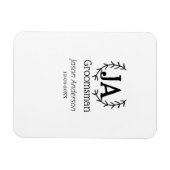 新婦の友達パーティー 名前を追加 現代 簡略 マグネット (横)