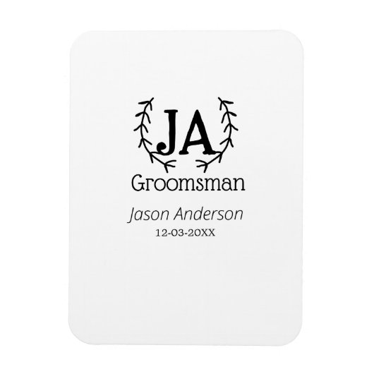 新婦の友達パーティー 名前を追加 現代 簡略 マグネット (縦)