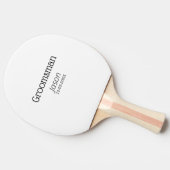 新婦の友達パーティー 名前を追加 現代 簡略 卓球ラケット (横)