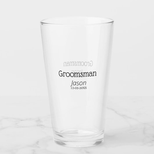 新婦の友達パーティー 名前を追加 現代 簡素 タンブラーグラス (正面)