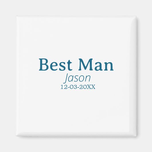 新婦の友達 パーティー 名前を追加 現代 簡素 マグネット (正面)