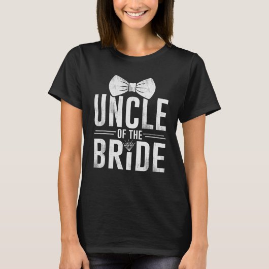 新婦の叔父　父の結婚式または独身パーティー Tシャツ (正面)