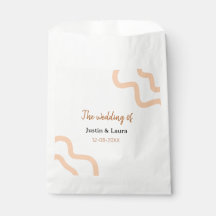 新婦の名前と新郎の名前と日付と桃の結婚式