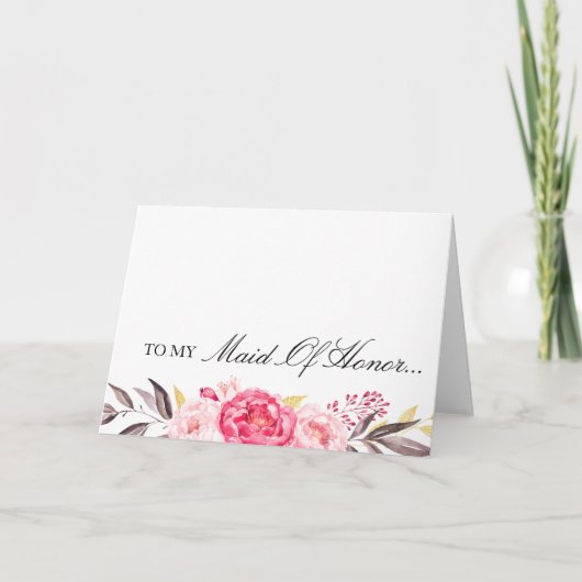 新婦の名誉ある仲人へ、感謝を込めて ウェディングパーティー カード (正面)