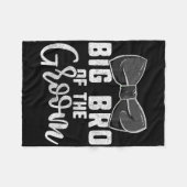 新婦の大きな兄のTシャツ メンズ1 フリースブランケット (正面(横))