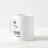 新婦の姉妹がウェディングパーティにマッチする コーヒーマグカップ (正面左)