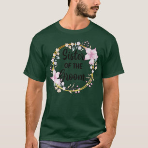新婦の姉妹シャワー ウェディングデー 新婦の姉妹 Tシャツ