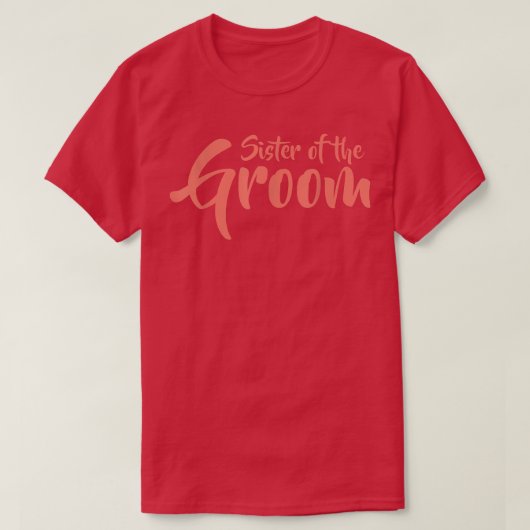 新婦の姉妹 面白いリハーサルディナー ノベルティ Tシャツ (デザイン正面)
