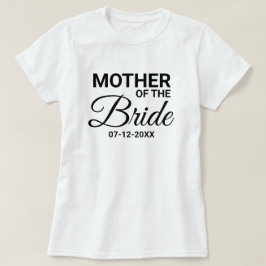 新婦の家庭結婚の母カスタム親 Tシャツ