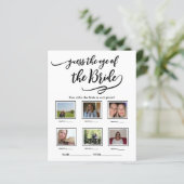 新婦の年齢を推測するブライダルシャワーゲーム (スタンド正面)