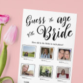 新婦の年齢を推測するブライダルシャワーゲーム