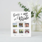 新婦の年齢を推測するブライダルシャワーゲーム (スタンド正面)