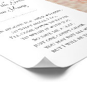 新婦の弟の追悼ウェディングポスター ポスター (角)