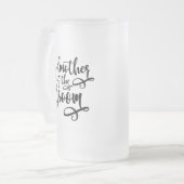 新婦の後援者 フロストグラスビールジョッキ (正面左)