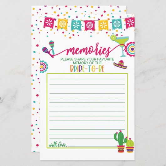 新婦の思い出と思い出 – フィエスタWH (正面/裏面)