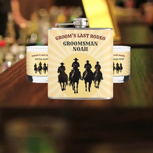 新婦の最後の騎馬 Sunset Groomsman バチェラーパーティー フラスク