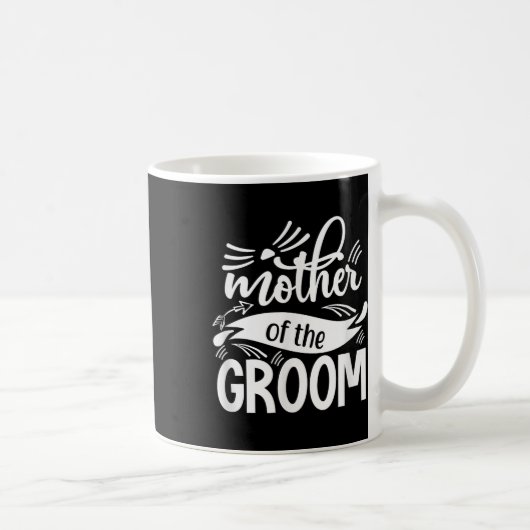 新婦の母お揃いパーティーTシャツ かわいい結婚式 コーヒーマグカップ (右)