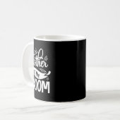 新婦の母お揃いパーティTシャツかわいい結婚式 コーヒーマグカップ (正面左)