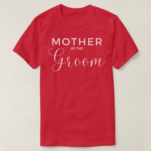 新婦の母からの結婚式の贈り物 Tシャツ (デザイン正面)