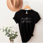 新婦の母かわいい脚本のブライダルパーティ Tシャツ<br><div class="desc">毎日新しいデザインを追加！</div>