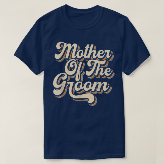 新婦の母のためのウェディングシャワー ヴィンテージ Tシャツ (デザイン正面)