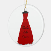 新婦の母のウェディングドレス セラミックオーナメント (左)