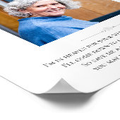 新婦の母の写真 席を確保 結婚式 記念品 ポスター (角)